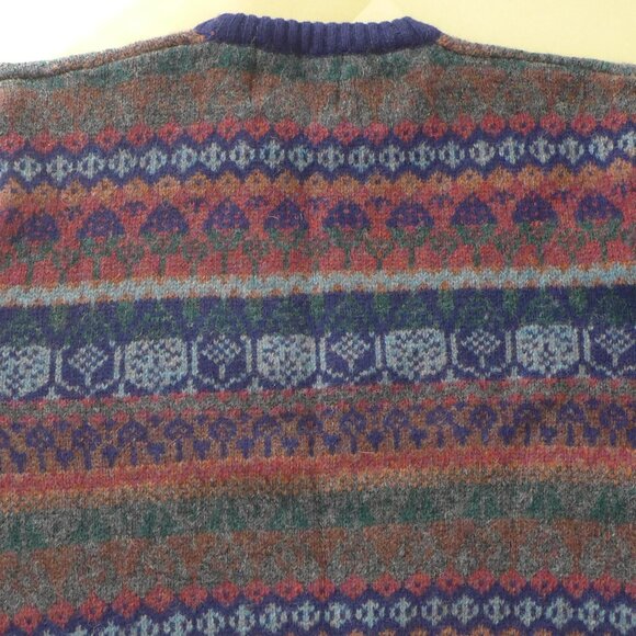 Maine Trails 100% Shetland Wool Sweater - Picture 6 of 7